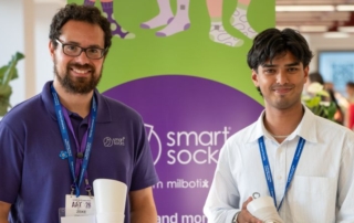 Dr Zeke Steer and Akif Syed of Milbotix at AAIC 2026