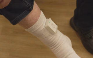 Milbotix SmartSocks being worn
